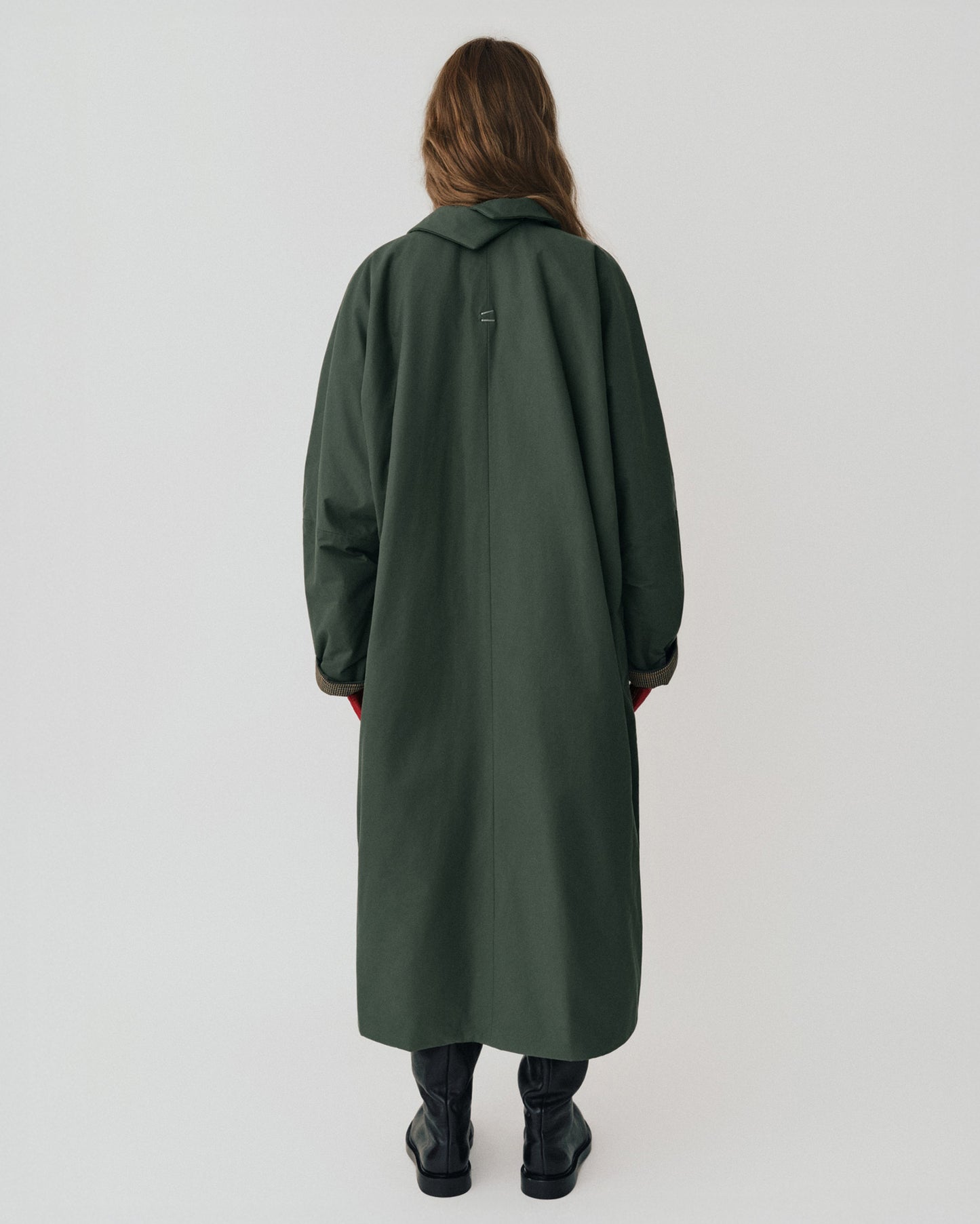 Khaki Warm Long Jacket