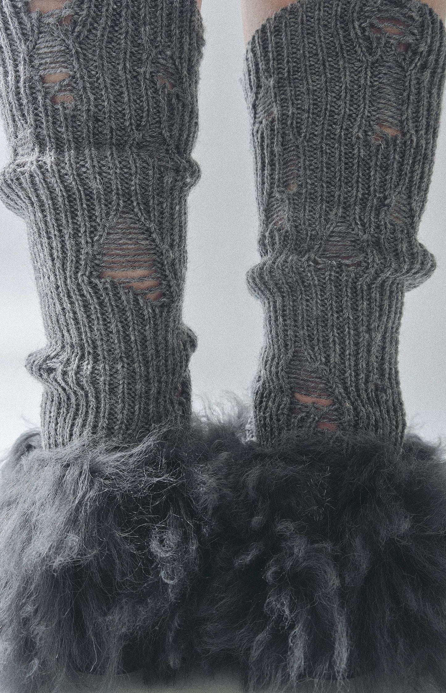Winter Holey Socks