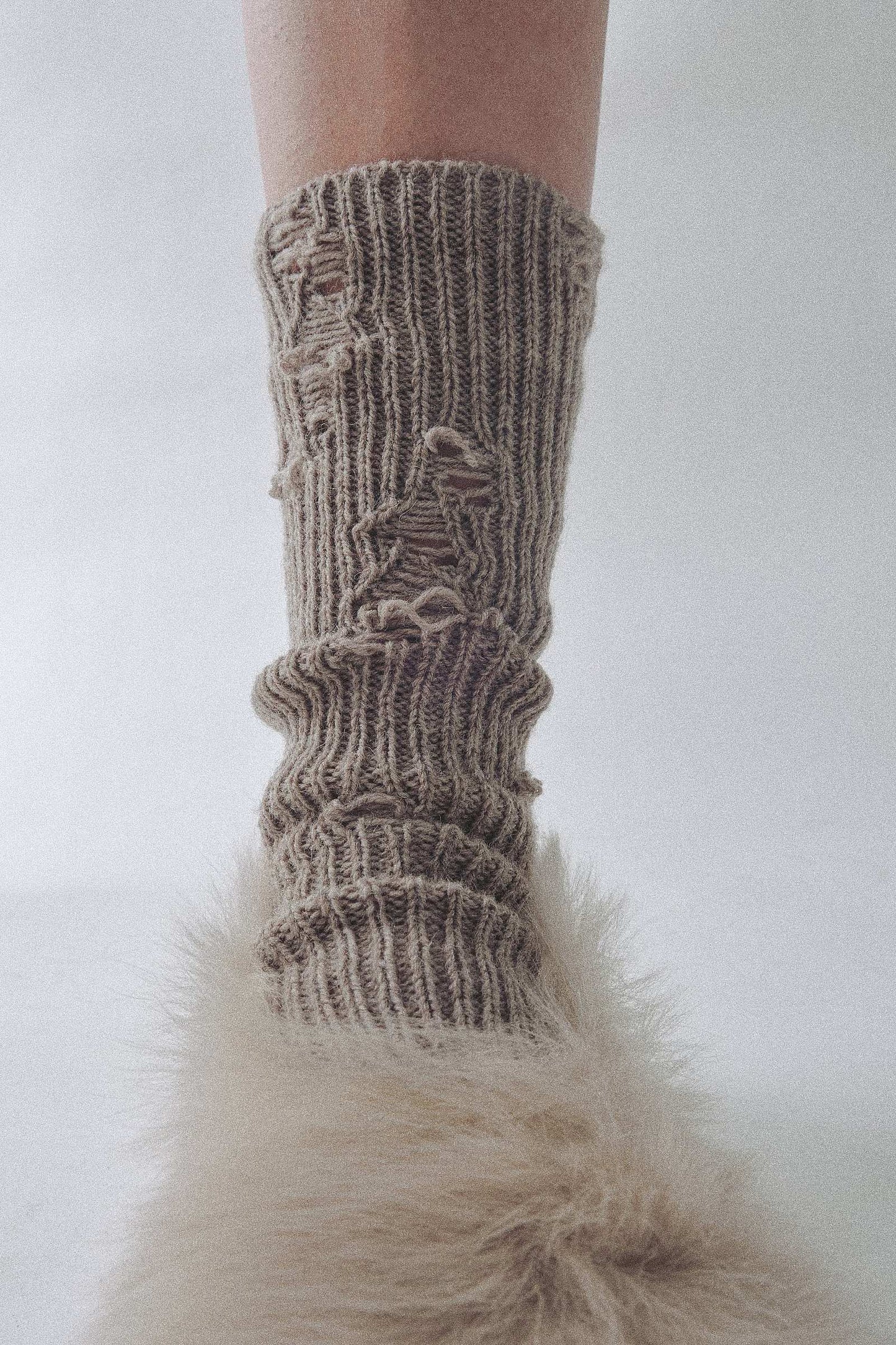 Winter Holey Socks
