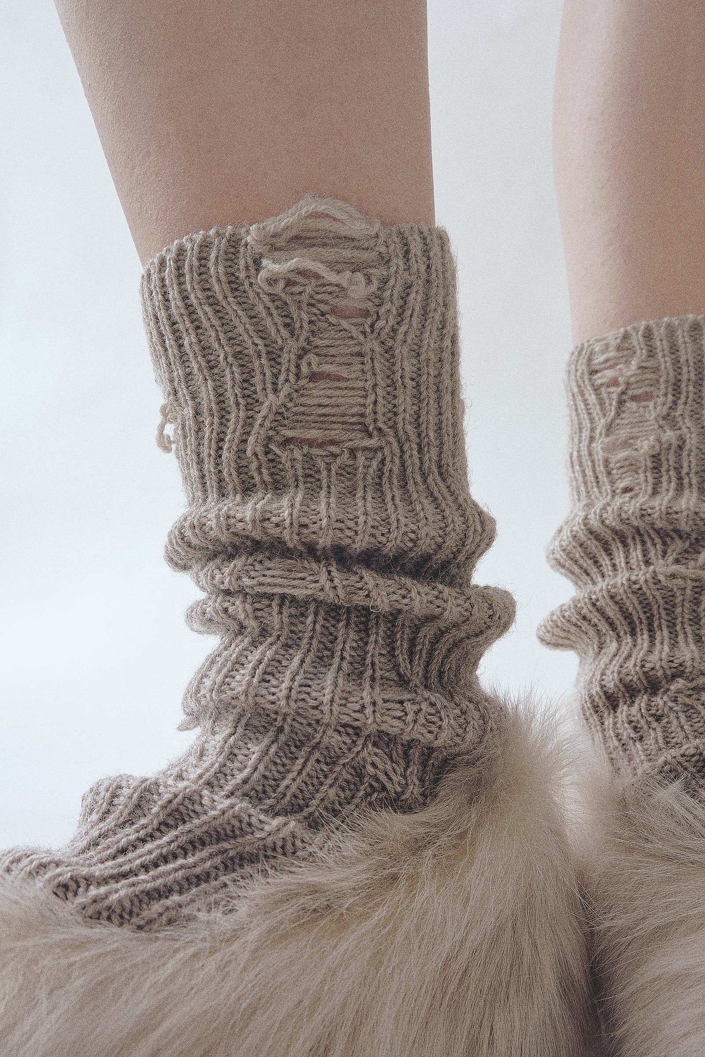 Winter Holey Socks