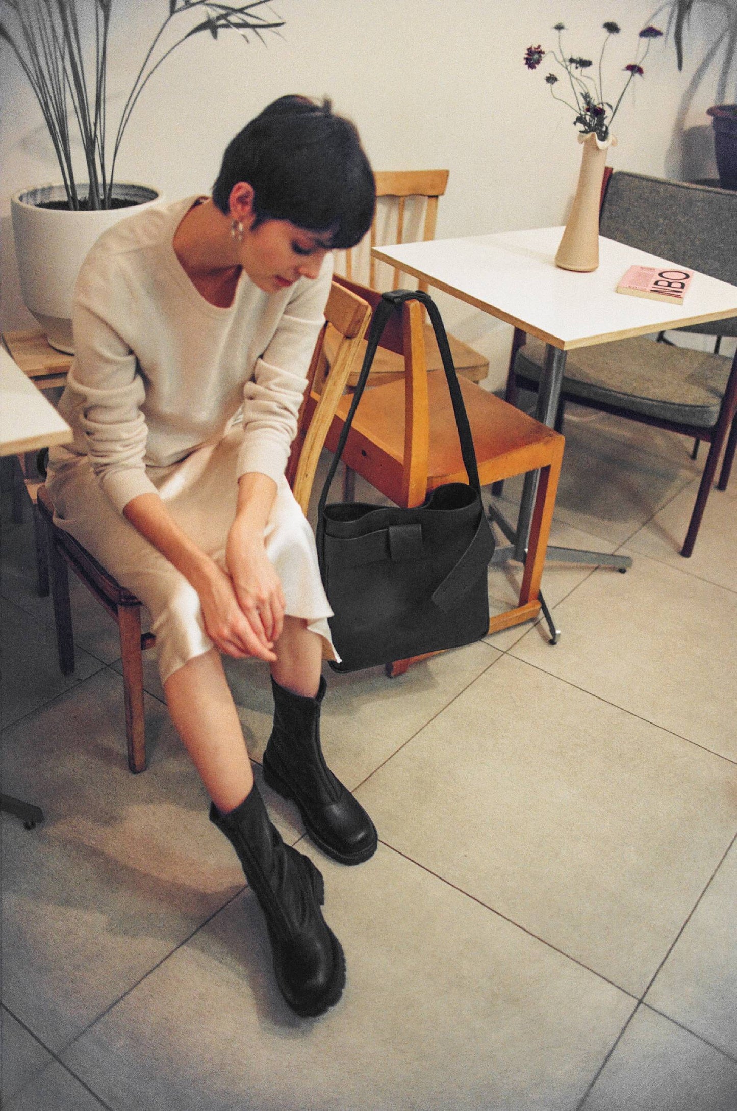 Robbie zip wool