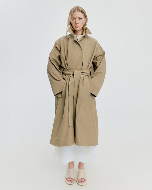 Beige Trench Coat №1