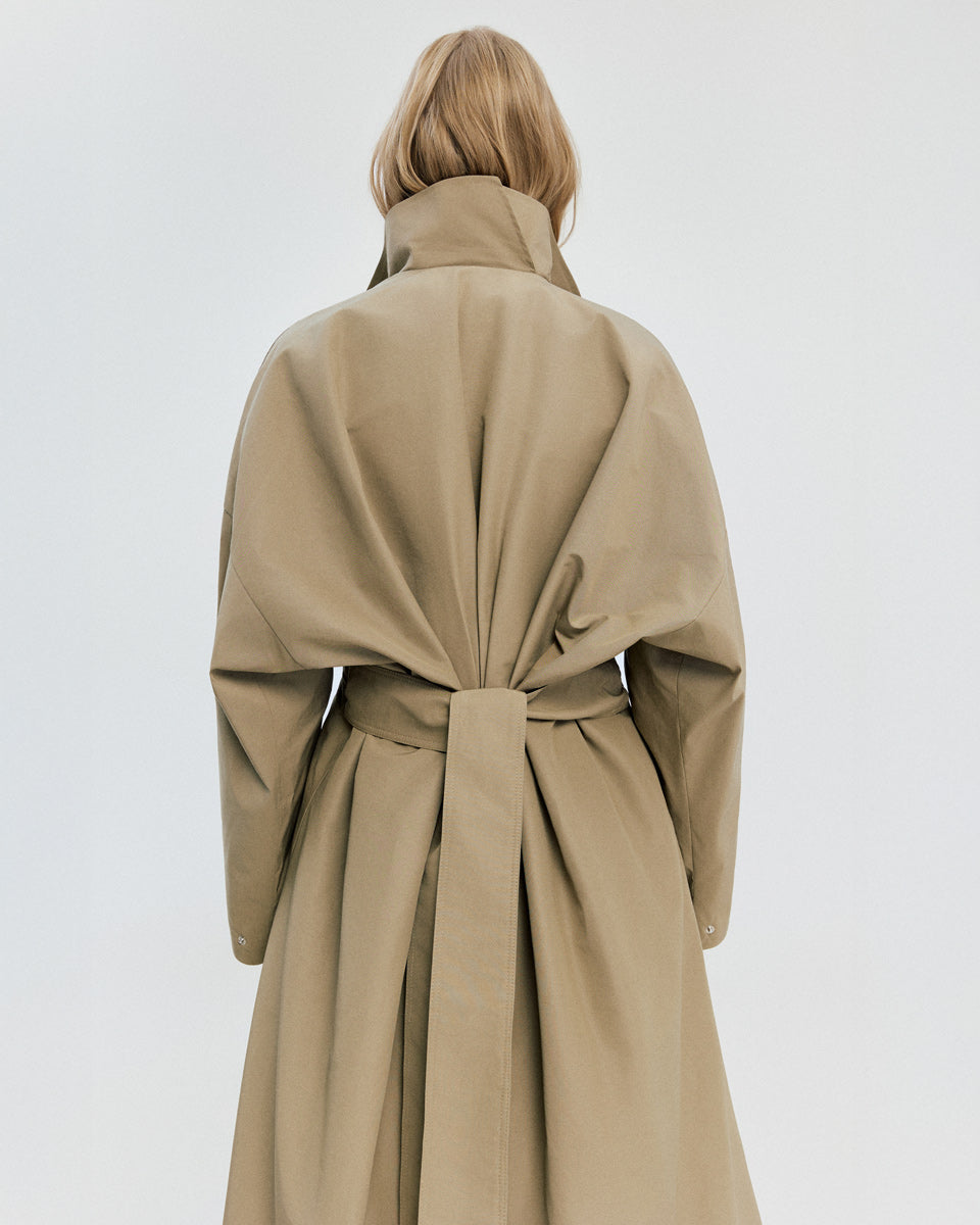 Beige Trench Coat №1