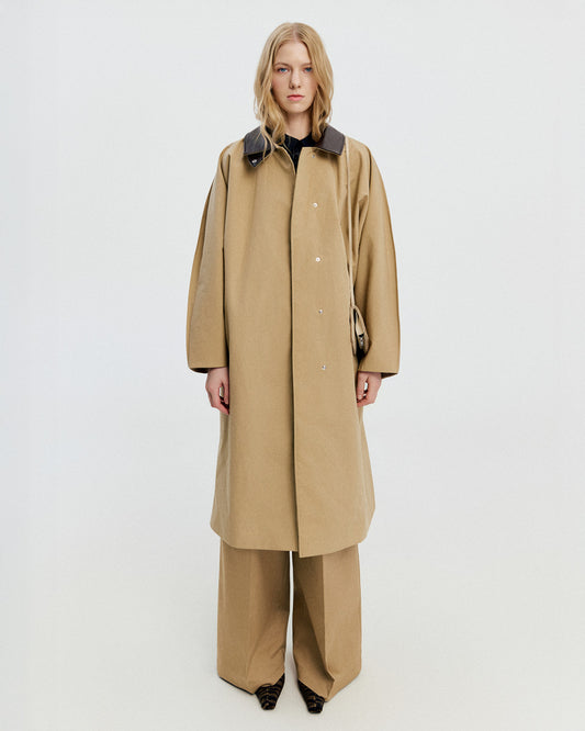 Beige Tench Coat №2